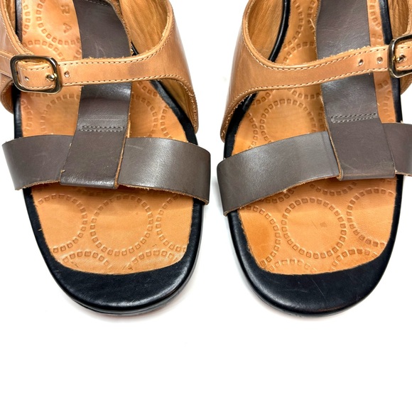 New! Chie Mihara Reinol Two-Tone Open-Toe Heeled Sandals | 39.5 - Picture 3 of 10